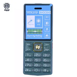 "گوشی موبایل سیکو مدل SICCOO MK519، یک گوشی ساده و کارآمد با قیمت مناسب است. این گوشی دارای صفحه نمایش رنگی، قابلیت پشتیبانی از دو سیم کارت، باتری قابل تعویض و پشتیبانی از کارت حافظه جانبی است. می‌توانید این گوشی را با بهترین قیمت از فروشگاه‌های معتبر تهیه کنید."