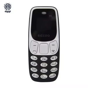 قیمت و خرید گوشی موبایل سیکو مدل SICCOO M3 با طراحی کوچک، دو سیم کارت، باتری قابل تعویض، صفحه نمایش رنگی و پشتیبانی از کارت حافظه جانبی. خرید با بهترین قیمت و مشخصات کامل.