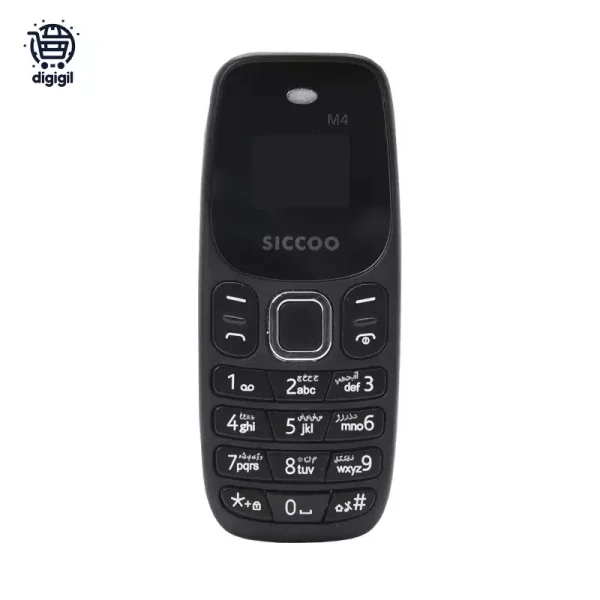 قیمت و خرید گوشی موبایل سیکو مدل SICCOO M4 با طراحی جمع‌وجور، دو سیم کارت، بلوتوث، صفحه نمایش رنگی و پشتیبانی از کارت حافظه جانبی. خرید با بهترین قیمت و مشخصات کامل.