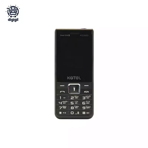 قیمت و خرید گوشی موبایل کاجیتل مدل KGTEL KG395S - نمایشگر 2.4 اینچی، باتری 2500 میلی‌آمپر ساعت، پشتیبانی از چهار سیم‌کارت. مناسب برای استفاده روزمره با طراحی مقاوم و قیمت مقرون‌به‌صرفه