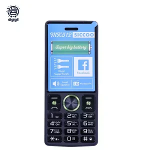 گوشی موبایل سیکو مدل Siccoo MK512 با طراحی کلاسیک، صفحه نمایش رنگی، پشتیبانی از دو سیم کارت و باتری قابل تعویض. مناسب برای سالمندان و استفاده‌های روزمره. خرید با بهترین قیمت.