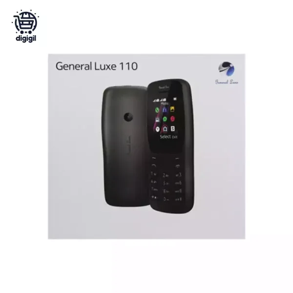 خرید گوشی موبایل جی ال ایکس مدل جنرال لوکس 110 دو سیم کارت با قیمت مناسب، عمر باتری طولانی و دارای امکانات کاربردی مانند چراغ قوه، رادیو، ماشین حساب.
