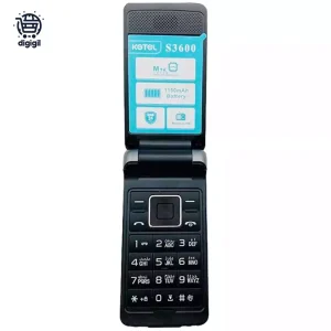 خرید گوشی موبایل کاجیتل مدل KGTEL S3600، گوشی تاشو خوش‌دست و نوستالژیک، دو سیم کارت، صفحه نمایش 1.8 اینچی، باتری 1150 میلی آمپر ساعتی و قیمت مناسب.
